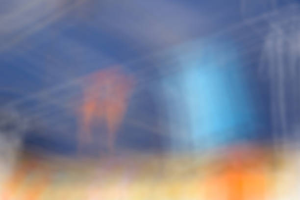 istock blue, orange color tone illustration for abstract background 468150438