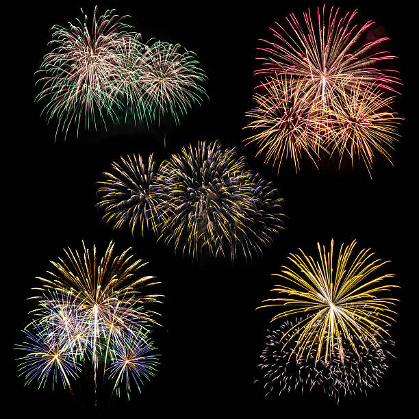 istock set of fireworks isolated 468157276
