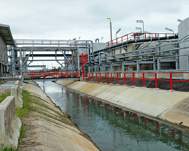 istock Wastewater Treatment System in Refinery Thailand 468158702