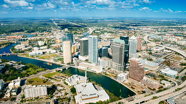 istock Tampa Skyline Aerial View 468160265