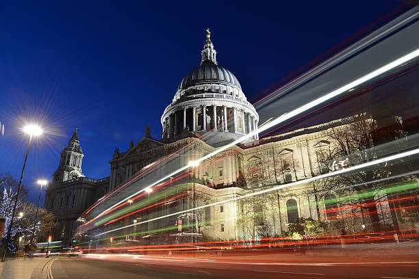 istock London evening street scene. 468160965