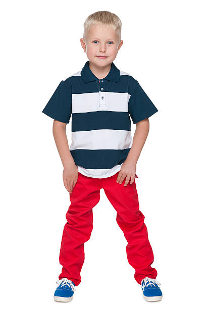istock Handsome young boy in the red pants 468160988