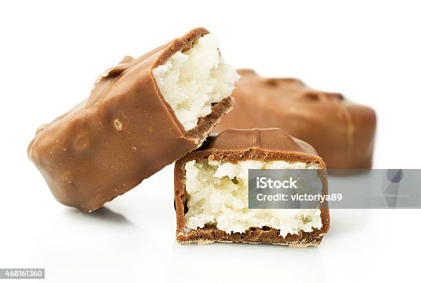 Chocolate Bar With Coconut Stock Photo - Download Image Now - Chocolate, Coconut, 2015