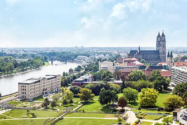 Magdeburg Skyline