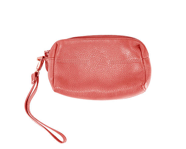 istock leather bag isolated on white background, Cosmetic bag 468168510