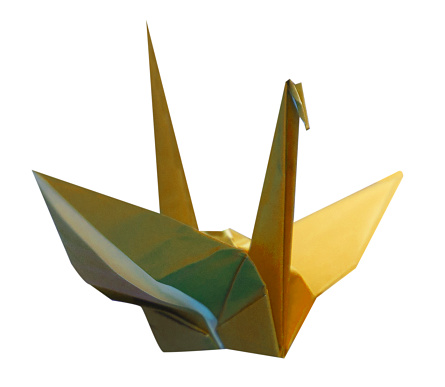 Yellow Crane Origami