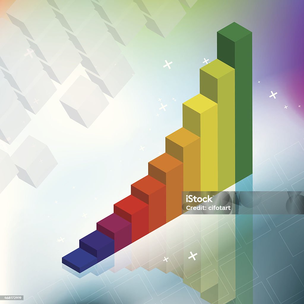 Progress Chart Sign Progress Bar Chart Stock Illustration - Download Image Now ...