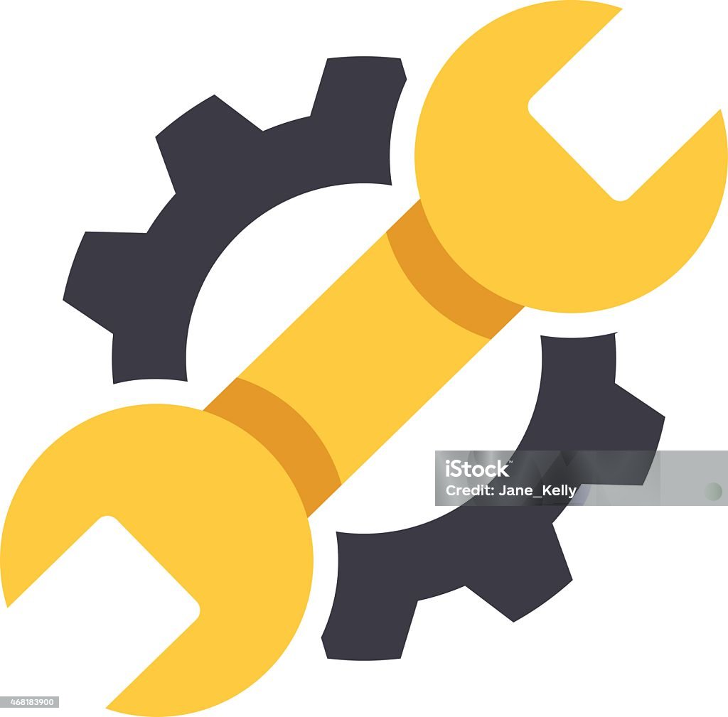 Repair icon. Vector Illustration Repair icon. Vector Illustration. Creative graphic design logo element. Isolated on white background. 2015 stock vector