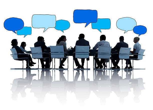 istock Business People Talking in a Board Room 468184626