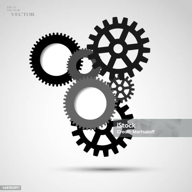 Gears Stock Illustration - Download Image Now - Circle, Collection, Communication