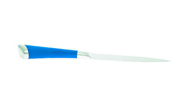 istock Blue Steel Kitchen Knife. Isolated 468186900