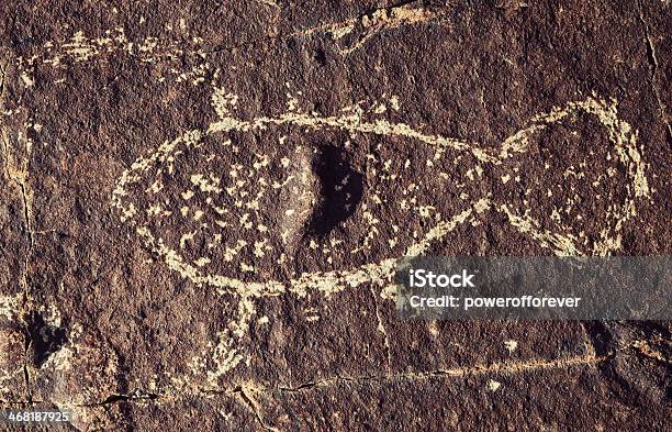 Fish Pictographthree Rivers Petroglyphwebsite Stockfoto und mehr Bilder von Alt - Alt, Farbbild, Fels