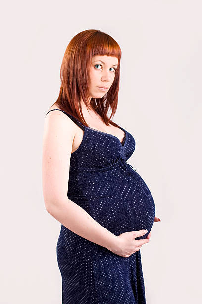 istock Pregnant woman portrait 468189945