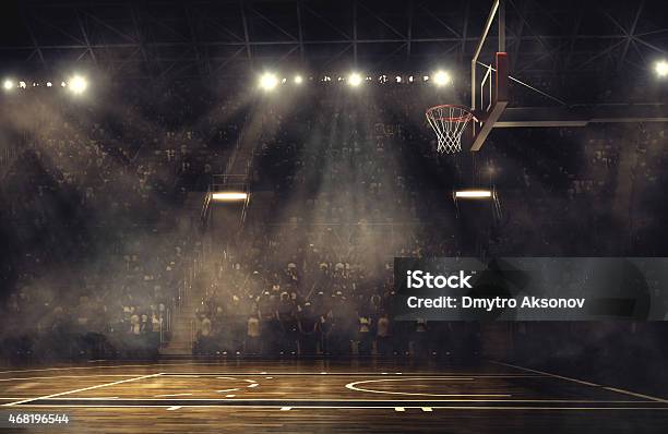 Basketball Arena Foto de stock y más banco de imágenes de Baloncesto - Baloncesto, Pistas, Estadio