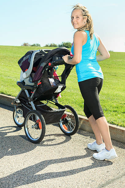 istock mother training with baby on a summer day 468200728