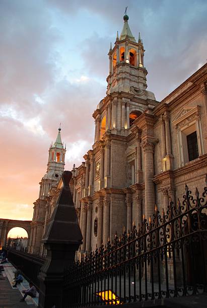 istock Arequipa Cathedral, Plaza De Armas, Peru 468208770