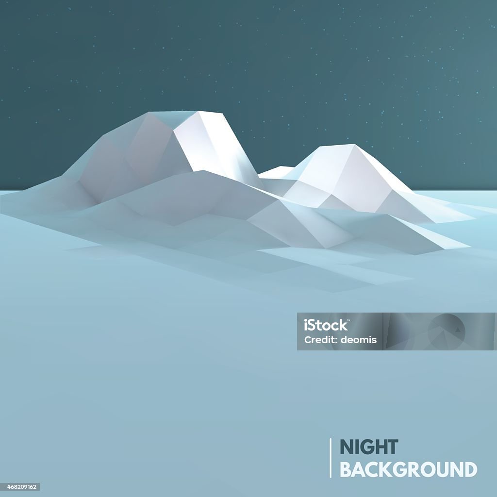 Abstract low poly ice mountain background Abstract low poly ice mountain background. Vector illustration EPS10. University stock vector