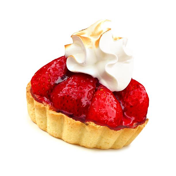istock Strawberry tart isolated 468211938