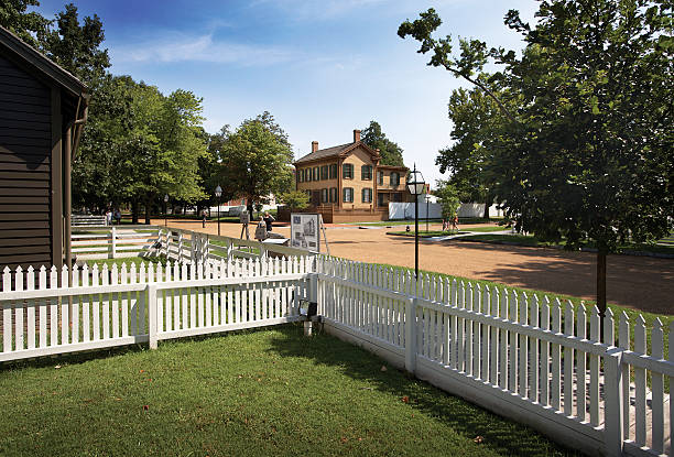 Springfield, IL, USA - August 5, 2010 - Home of Abraham Lincoln, 16th president of the United States, until he was elected president in 1860.