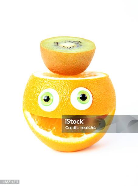 Creative Fruits And Vegetables Stock Photo - Download Image Now - Animal Body Part, Animal Eye, Anthropomorphic