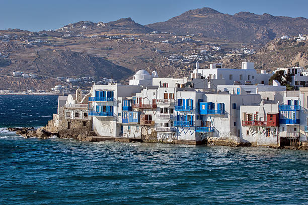 istock Little Venice at Mykonos Island 468216432
