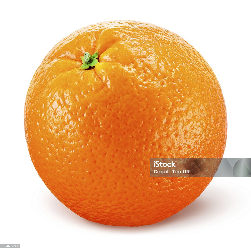 Frutas laranja Isolado no branco - Foto de stock de Laranja - Frutas cítricas royalty-free