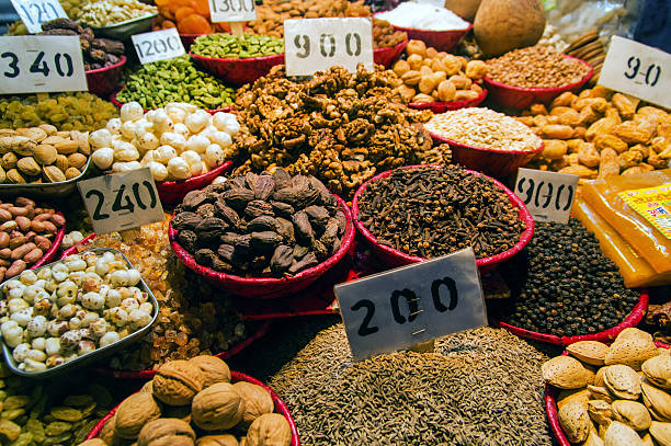 Dried Fruits India stock photo