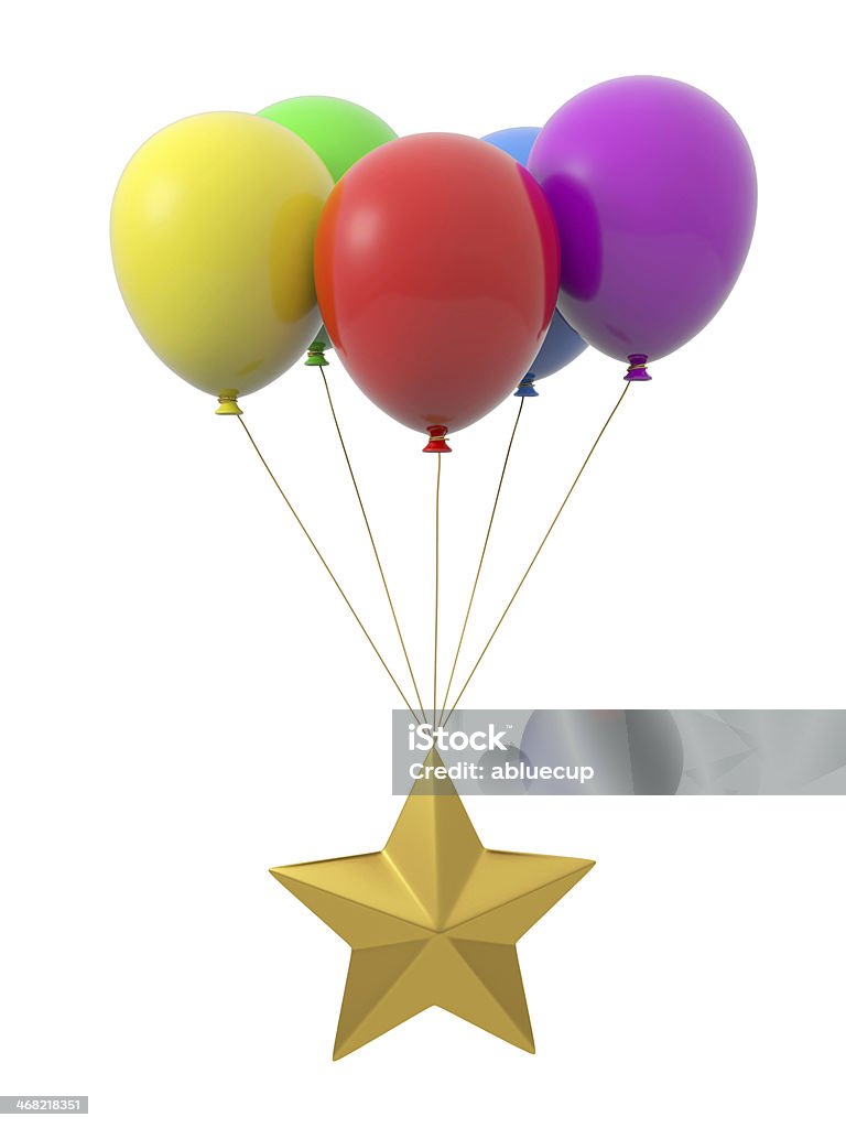 gold star Some balloon with a gold star Adult Stock Photo