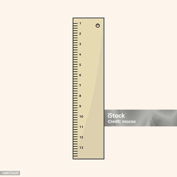 13 Inch Ruler Long Vector Image Of A Ruler That Is Showing Thirteen Inches Stock ...