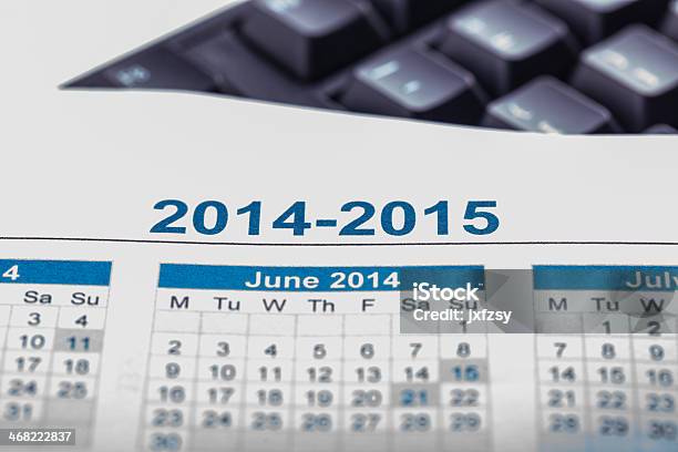 2014 Calendar Stock Photo - Download Image Now - 2014, 2015, Adhesive Note