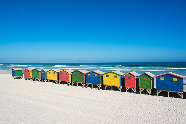 istock Colorful beach houses at Cape Town 468222898
