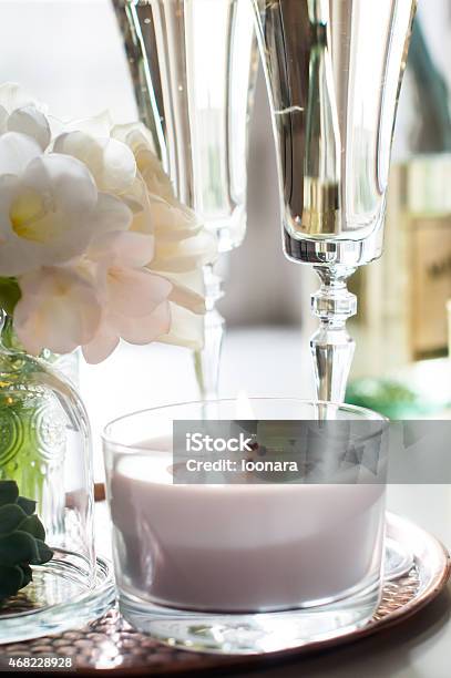 Wedding Home Decor Stock Photo - Download Image Now - 2015, Arrangement, Atmospheric Mood