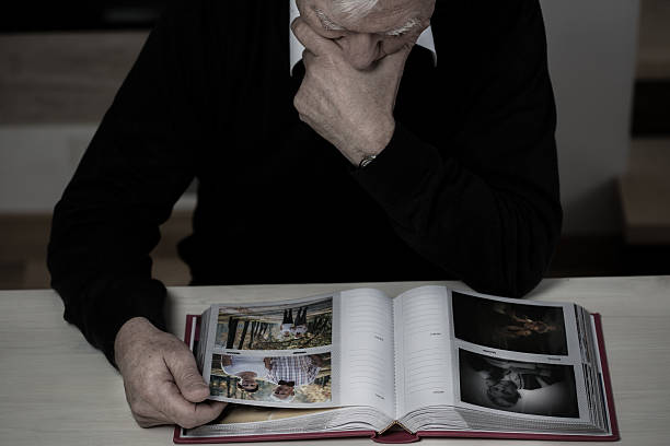 istock Elderly man recollect memories 468235378