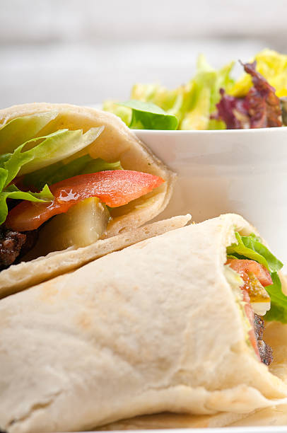 istock kafta shawarma chicken pita wrap roll sandwich 468241679
