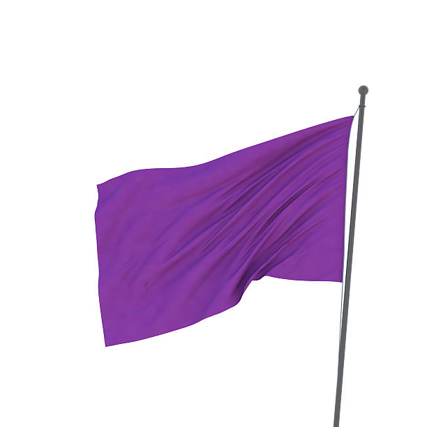 XXL purple flag stock photo
