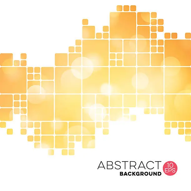 Vector illustration of Abstract Geometric Defocused Background