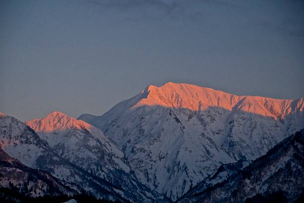 istock Mt. Echigo-Komadake in Sunset Colors 468247529