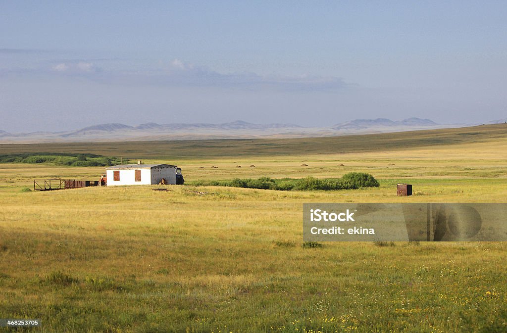 steppe steppesteppe Blue Stock Photo