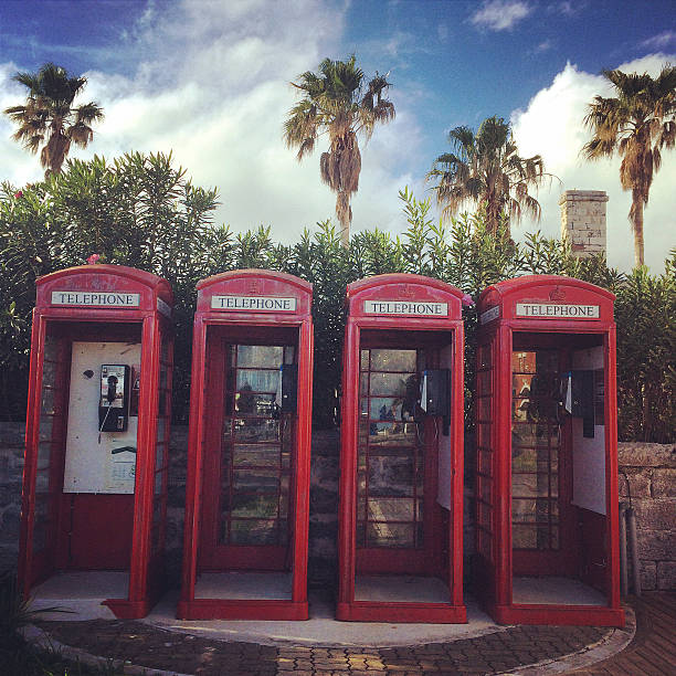 Red Thelephone booth in Bermuda