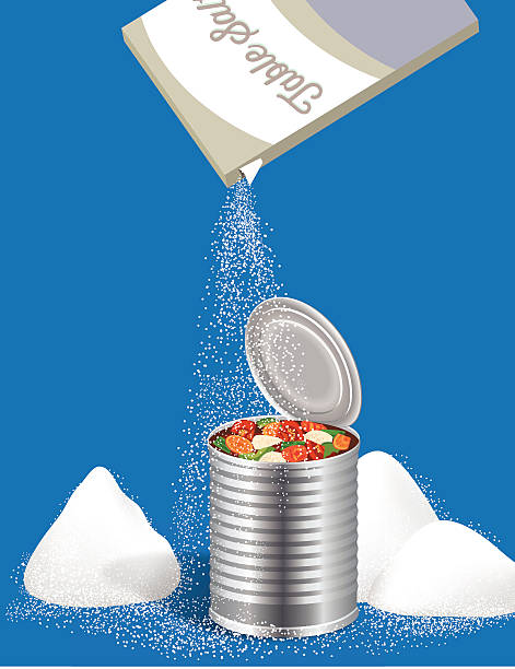 istock Salt Being Poured On An Open Can Of Vegetable Soup 468256648