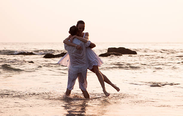 istock Love story on the beach 468260594