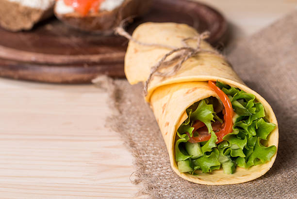istock fresh tortilla wraps with vegetables 468261604