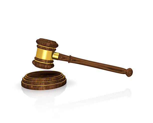 istock justice and judge  gavel, on white background. 468261652