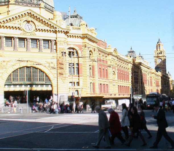 istock Flinders Street Station. Melbourne Australia‏ 468264350