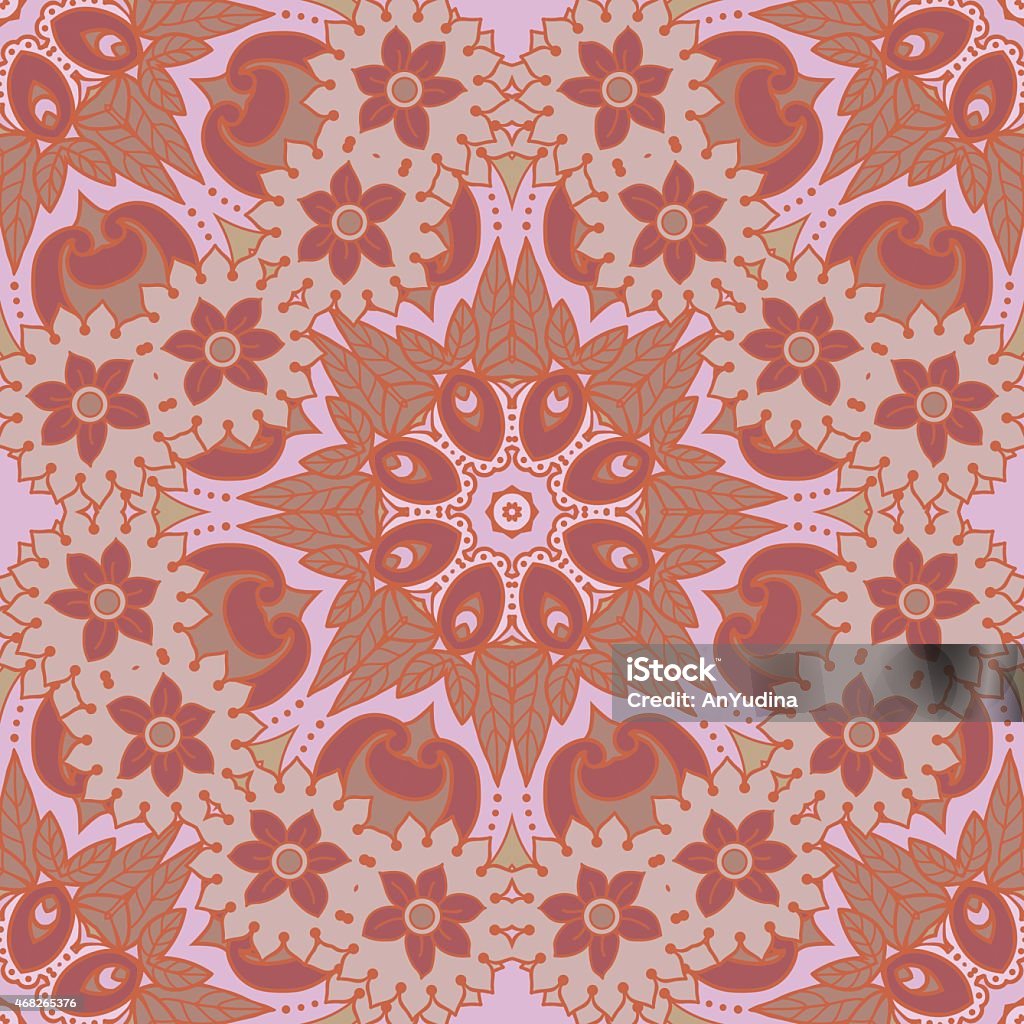Floral ornamental pattern 2015 stock vector