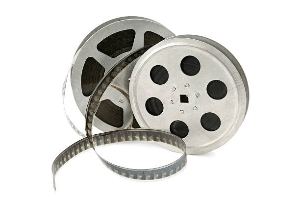 istock Film strip from two circular film holders 468268254