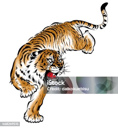 122 Cartoon Of The Tiger Fight Illustrations & Clip Art - iStock