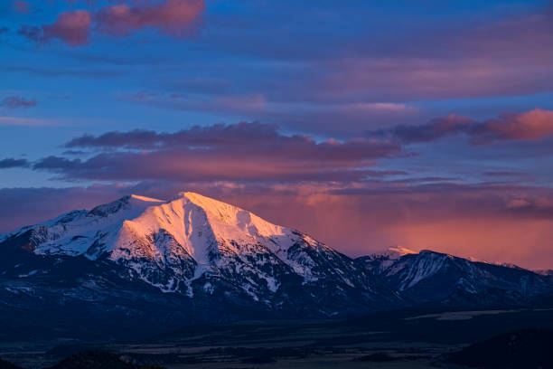 Mont Sopris Sunset Monts Elk - Photo