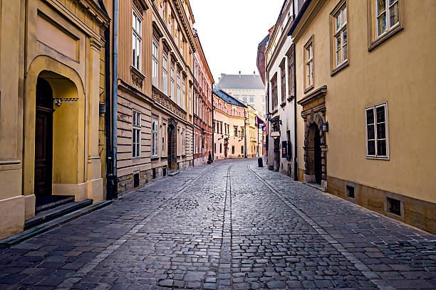 istock Street in Cracow's old town 468280616
