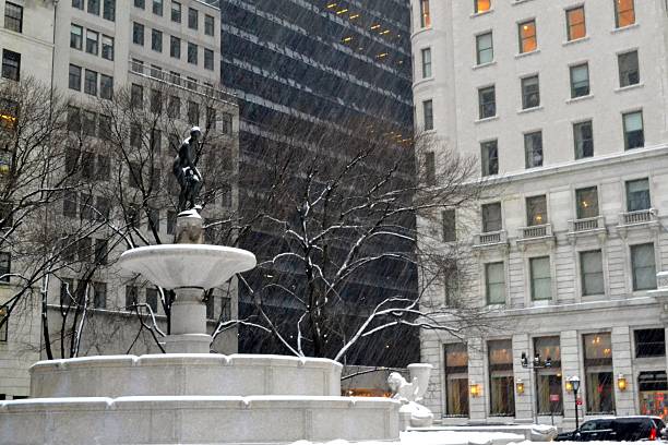 istock Pulitzer Fountain in winter 468281078